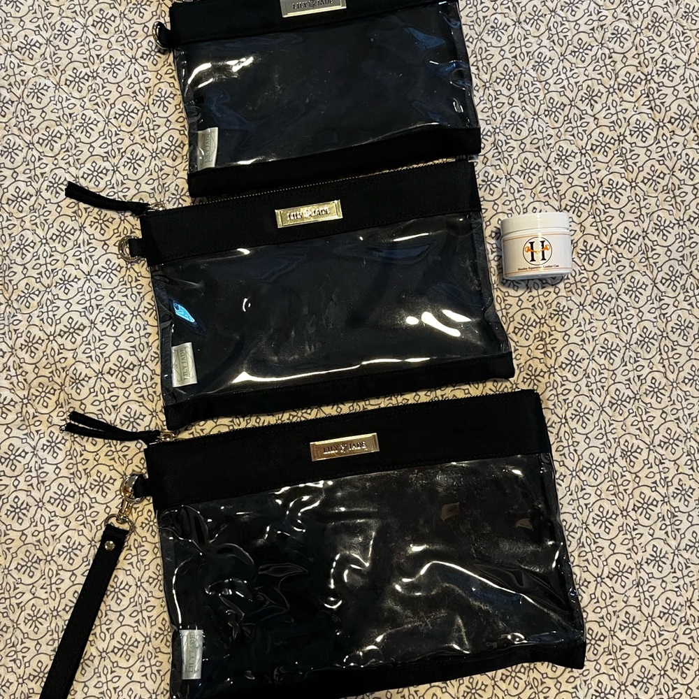 Lily Jade Brown Leather Backpack diaper bag with Teal Lining and accessories - Picture 14 of 14